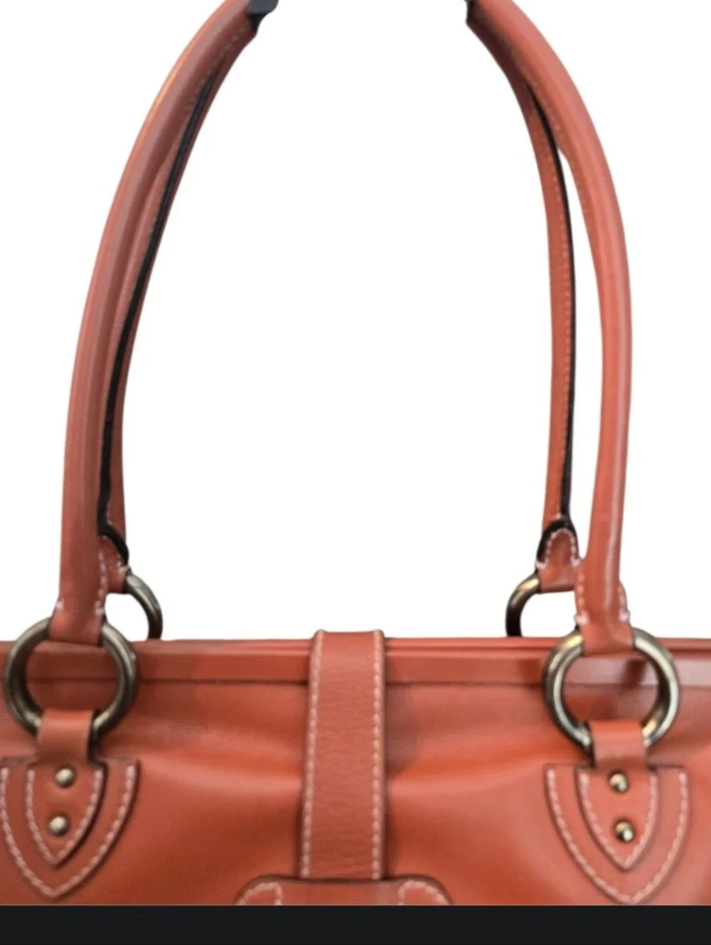Marc Jacobs Vintage Leather Kisslock  Satchel-Dr Bag  w/ Dustbag in EUC